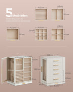 Jewelry box-Spacious-Open Design-Gift Idea-Wolkwit