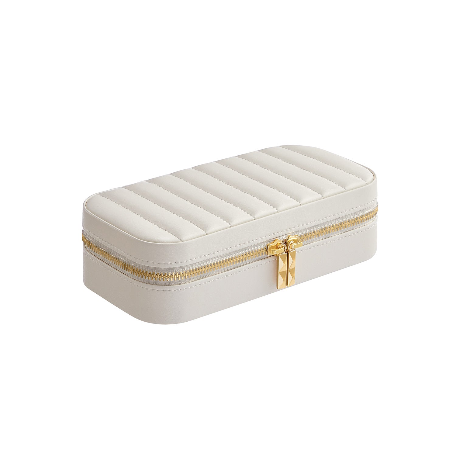Small jewelry box - Cloudy White - Elegant & Compact