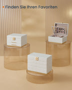 Songmics Home Anah Collection - Jewelry boxes with mirror 3 levels Wolkwit