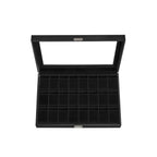 Watch box - Lockable - Organizer - Black