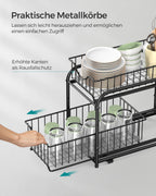 Kitchen Casting Organizer - Stackable - Classic Black