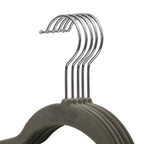 Clothing hangers - velvet - anti -slip - set of 20