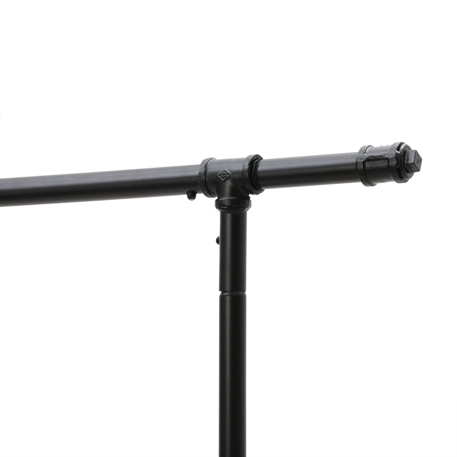 Clothing rack - Industrial Design - On Wheels - Laxable up to 110 kg - Black