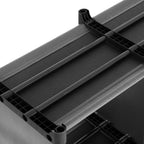 Cube cabinet - Bookcase with 12 cubes - 105 x 30 x 140 cm - Black