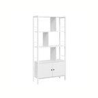 Bookcase - Living room cabinet - Storage cabinet - Standing rack - Vintage Brown/Black