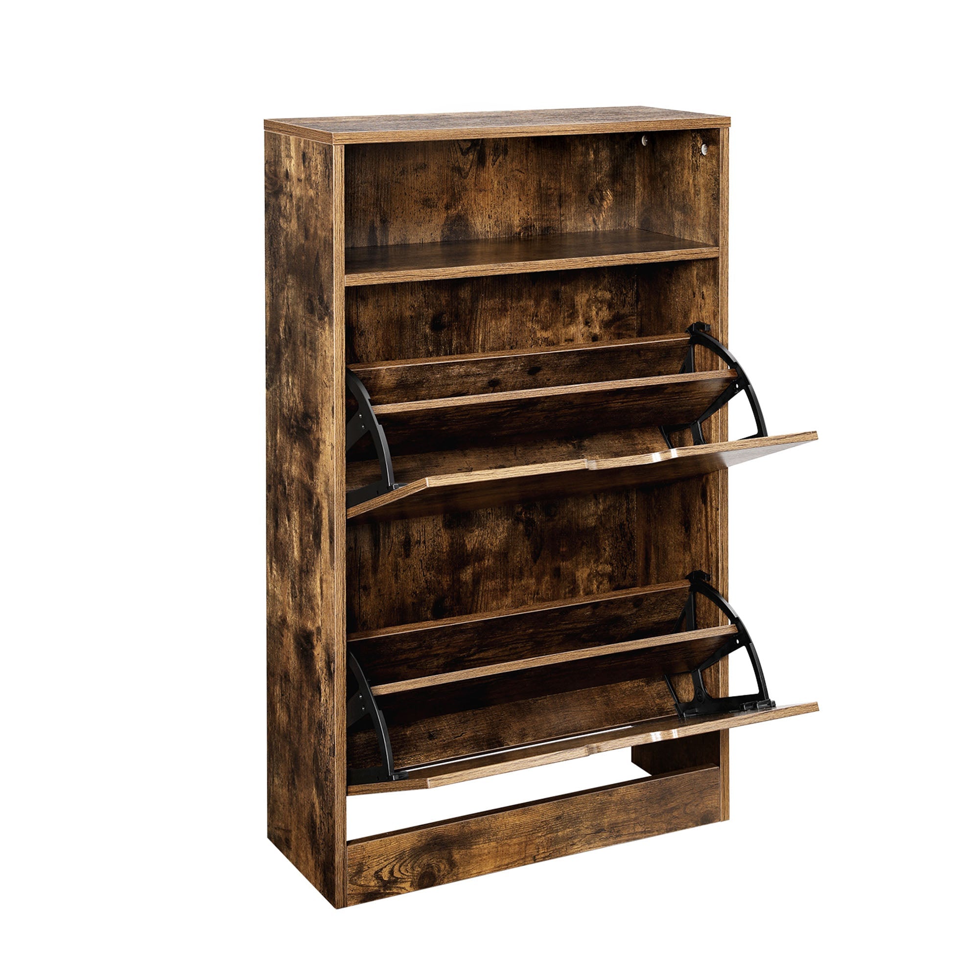 Shoe cabinet - Shoe rack - Shoe storage - Rustic Brown