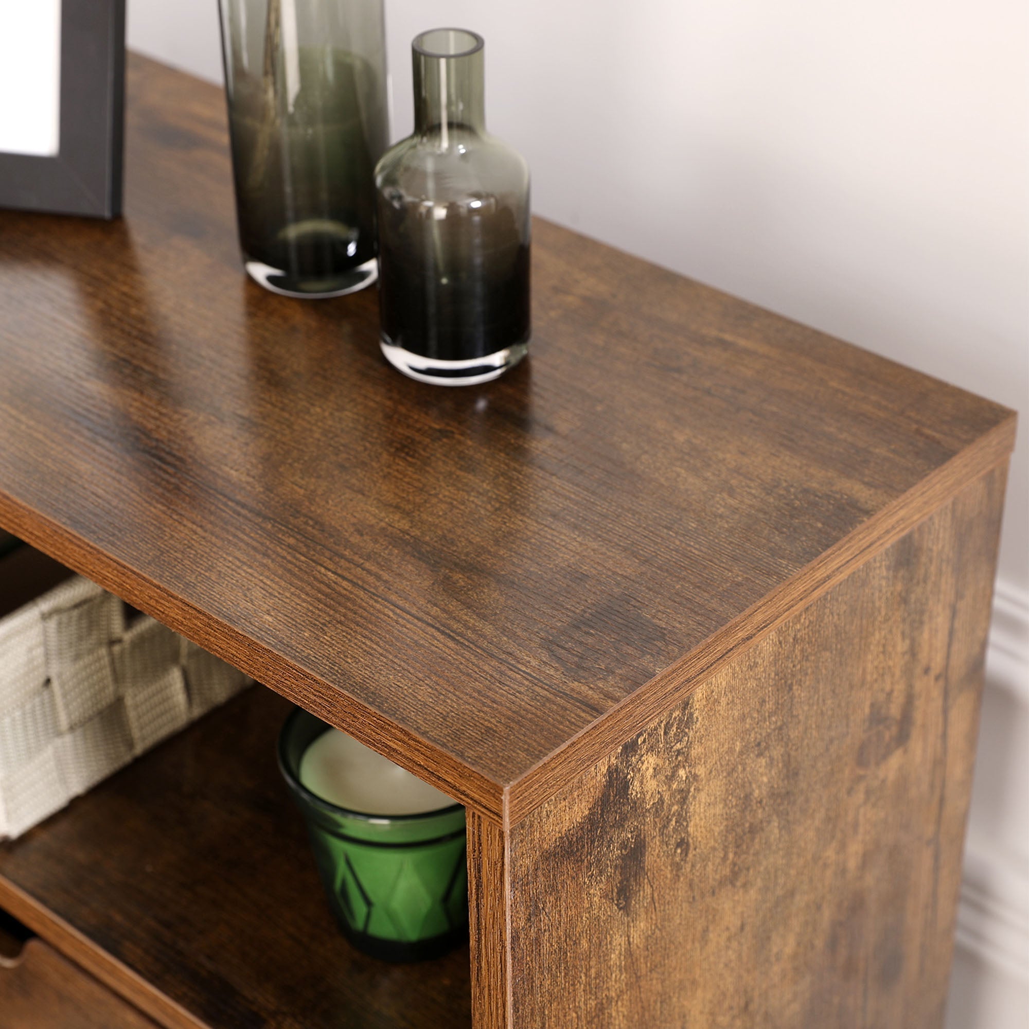 Shoe cabinet - Shoe rack - Shoe storage - Rustic Brown