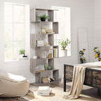 Bookcase - Living Room Cabinet - Decor Cabinet - Bookshelf - Gray