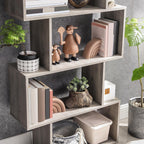 Bookcase - Living Room Cabinet - Decor Cabinet - Bookshelf - Gray