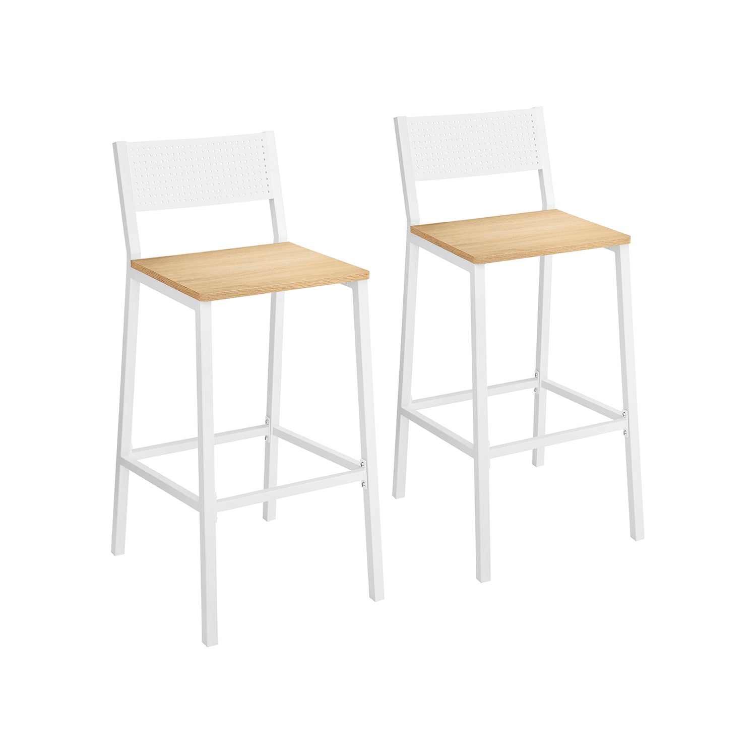 Bar stools - Industrial Design - Set of 2 - Beige