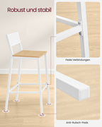 Bar stools - Industrial Design - Set of 2 - Beige