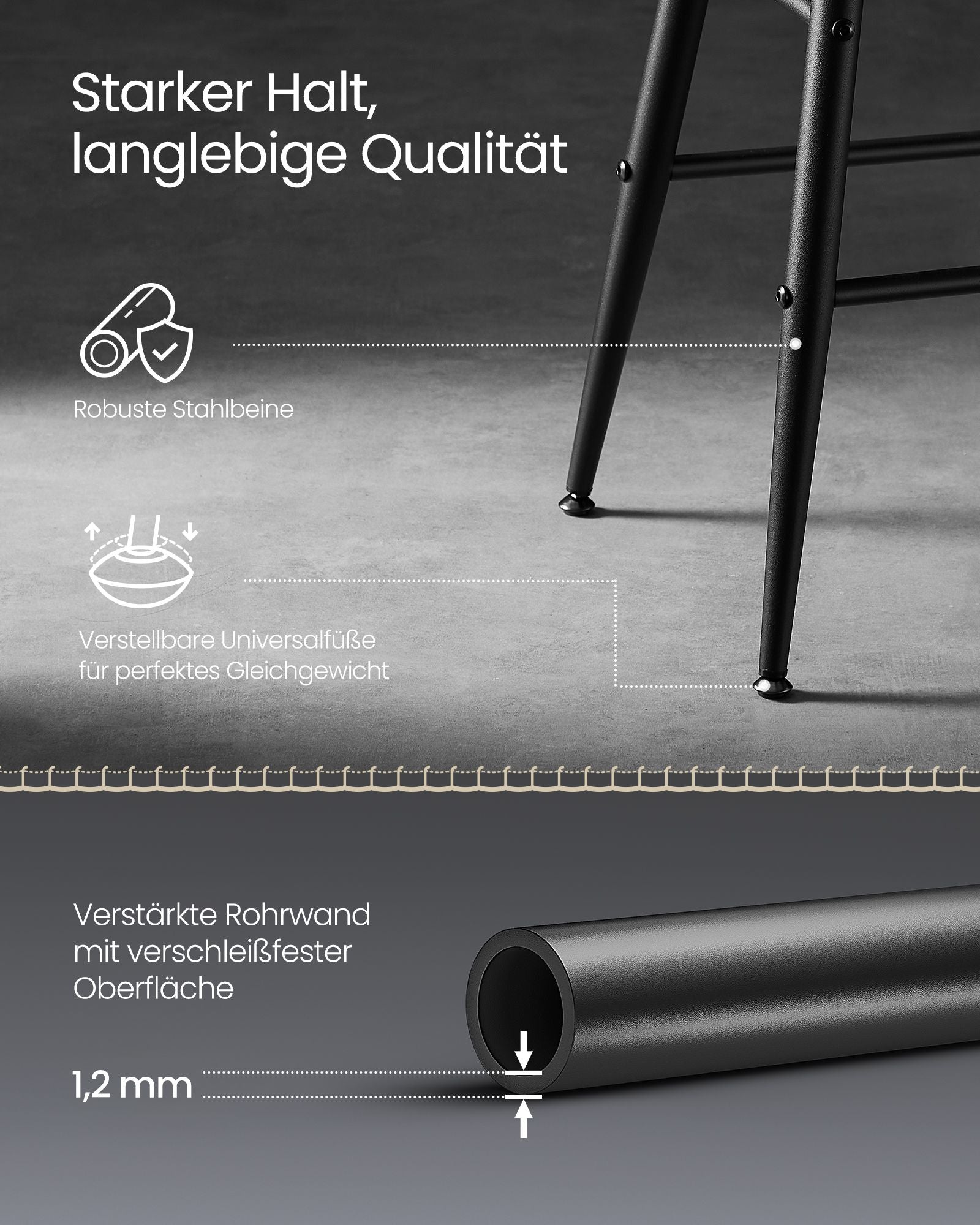 Ekho collection - Bar stools - Set of 2 - Industrial Design