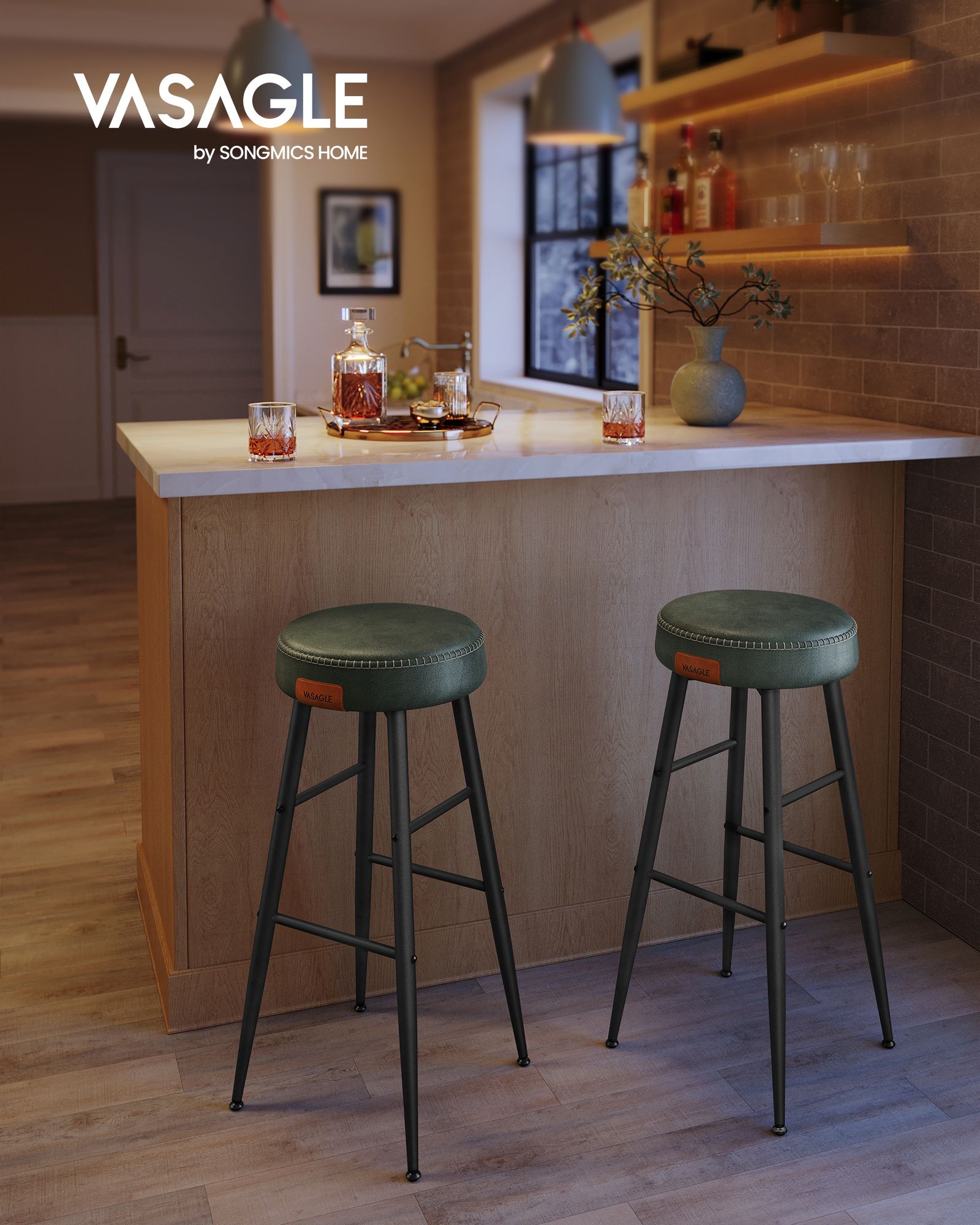 Ekho collection - Bar stools - Set of 2 - Industrial Design