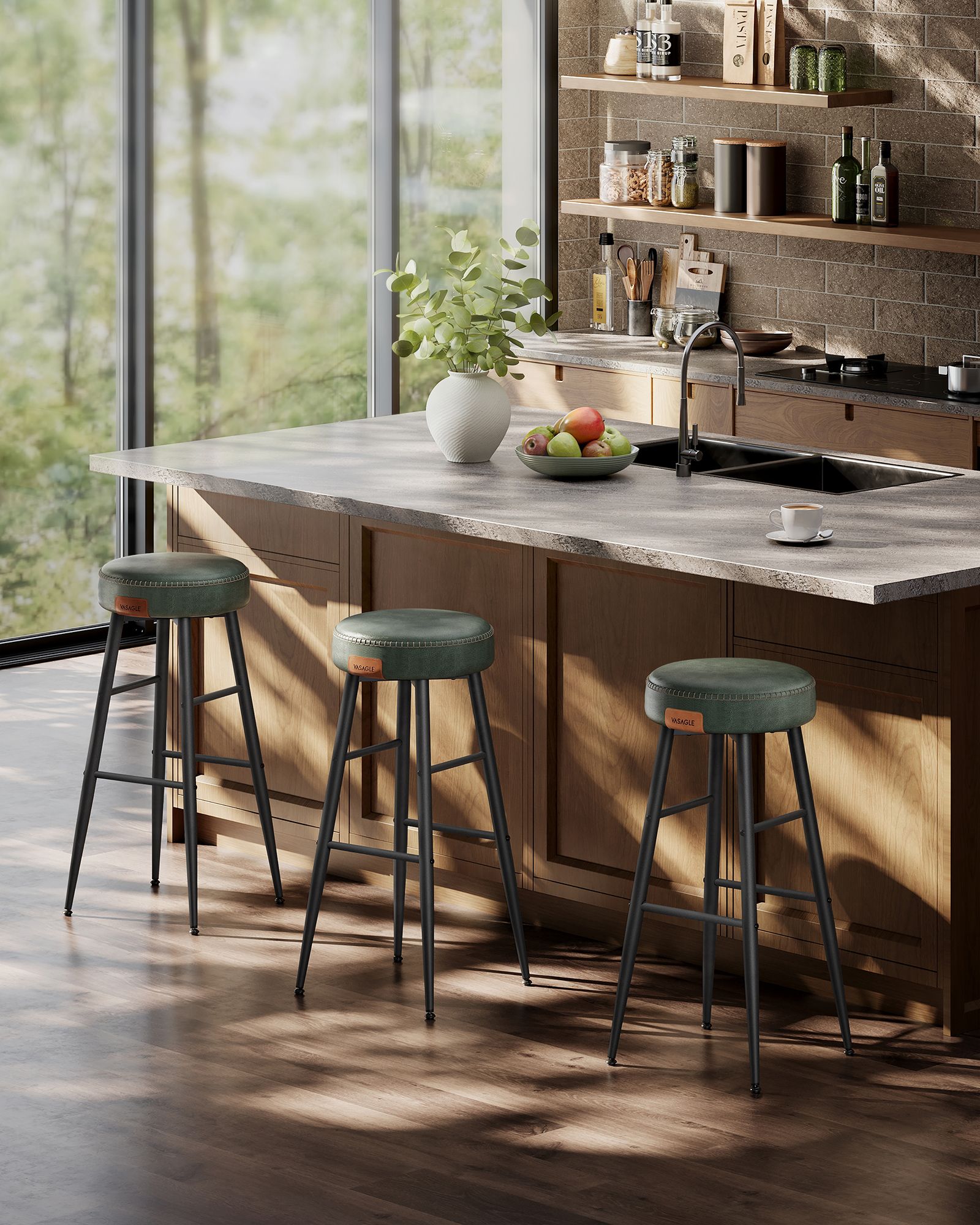Ekho collection - Bar stools - Set of 2 - Industrial Design
