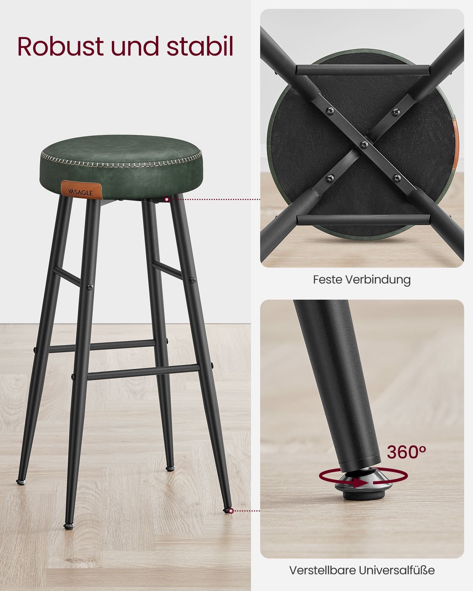 Ekho collection - Bar stools - Set of 2 - Industrial Design