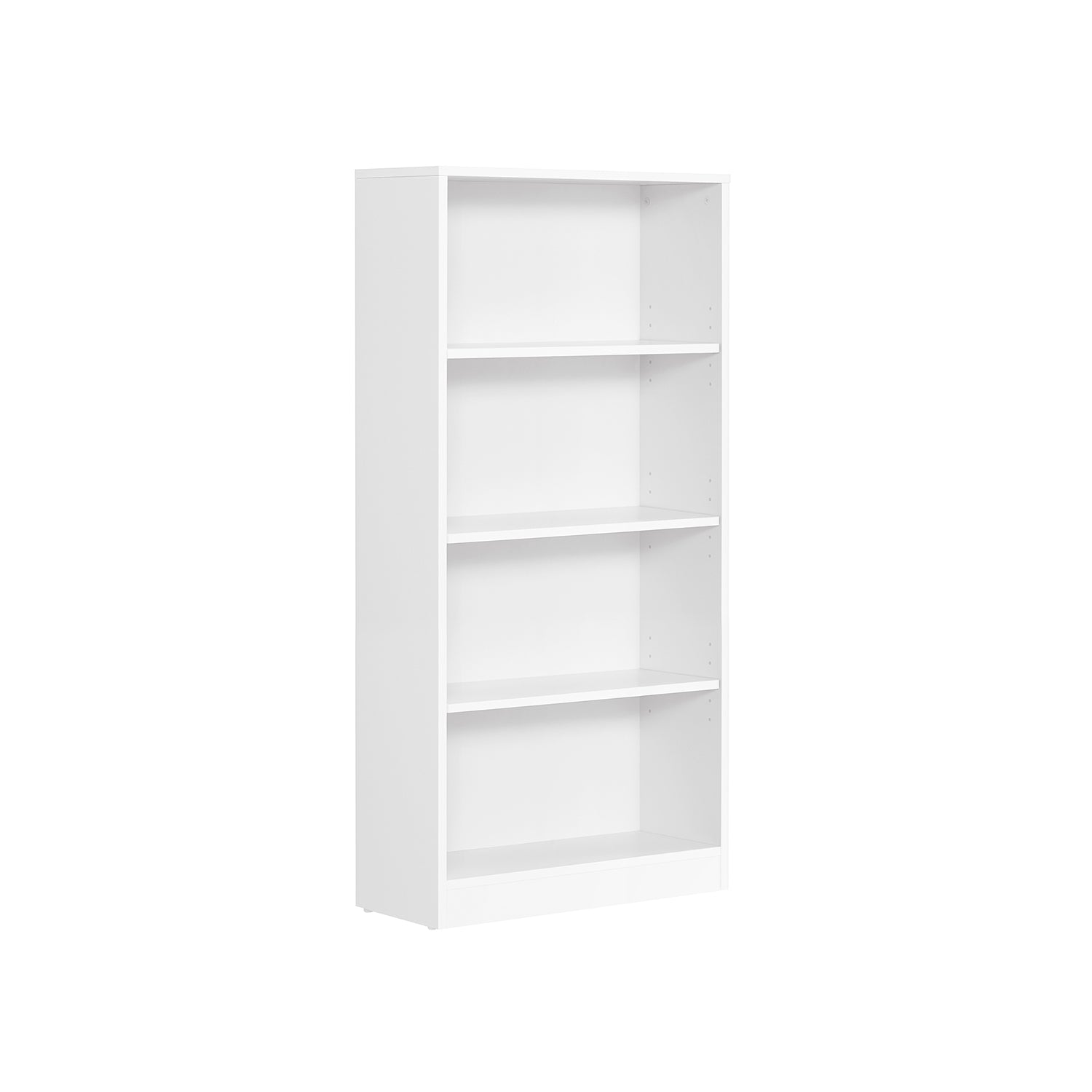 Bookcase - 4 levels - Adjustable shelves - White