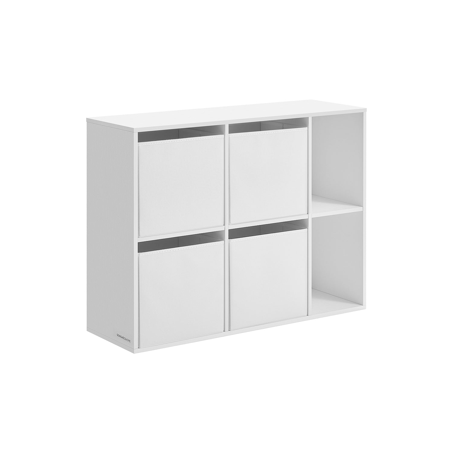 Bookcase with 6 compartments 27 x 83 x 61.6 cm Snow White