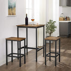 Bar table - High kitchen table - 60 x 60 x 92 cm - Steel frame