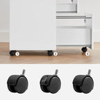 Roll container - drawer unit on wheels - With 2 locks - White