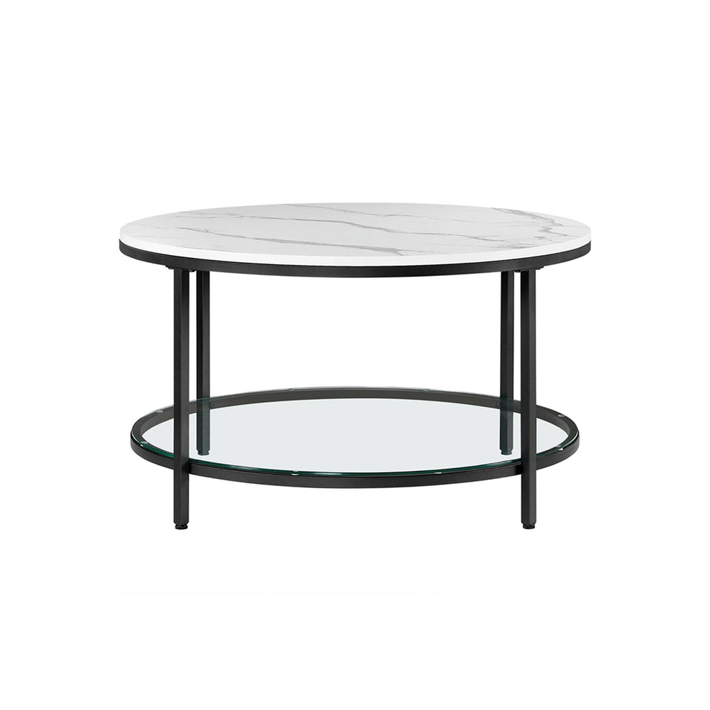 Coffee table with 2 shelves for the living room