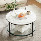 Coffee table with 2 shelves for the living room