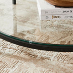 Coffee table with 2 shelves for the living room