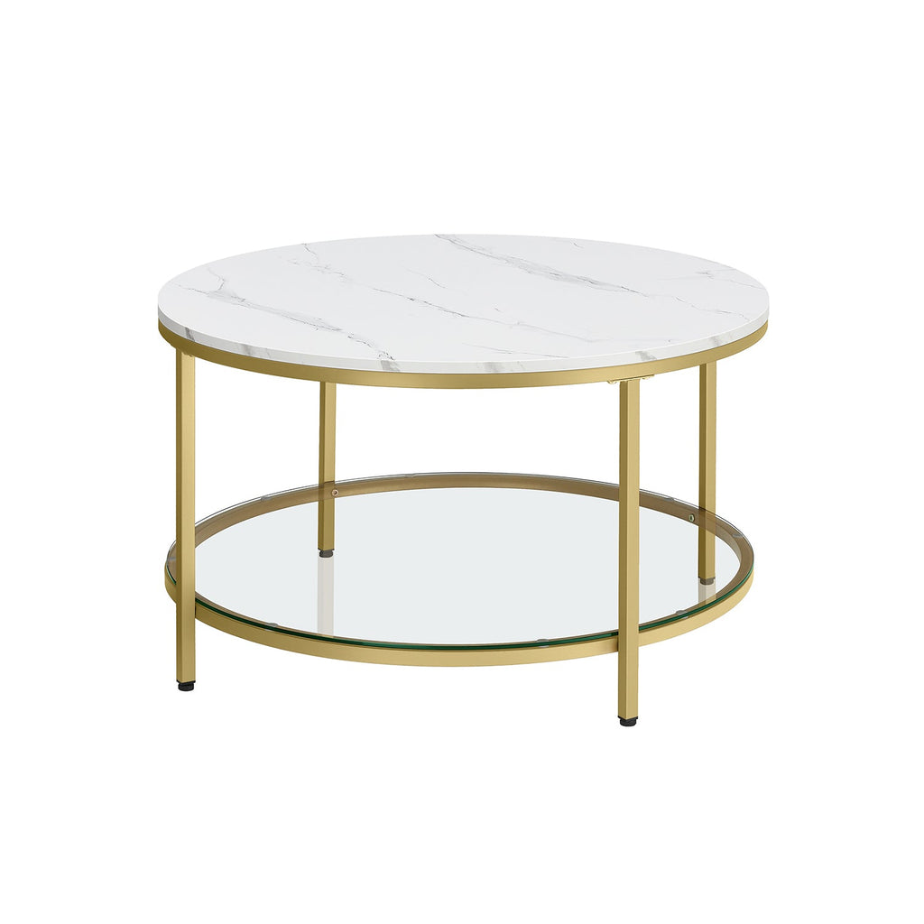 Coffee table with 2 shelves for the living room