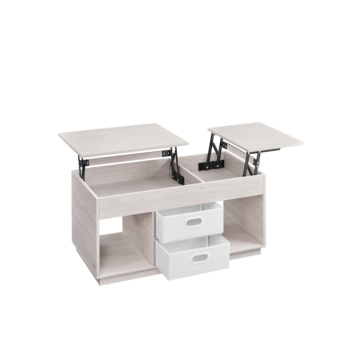 Coffee table with 2 drawers and courses asbruin