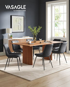 Dining room chair - with ink -black backrest