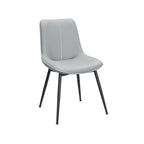 Dining room chair - with ink -black backrest
