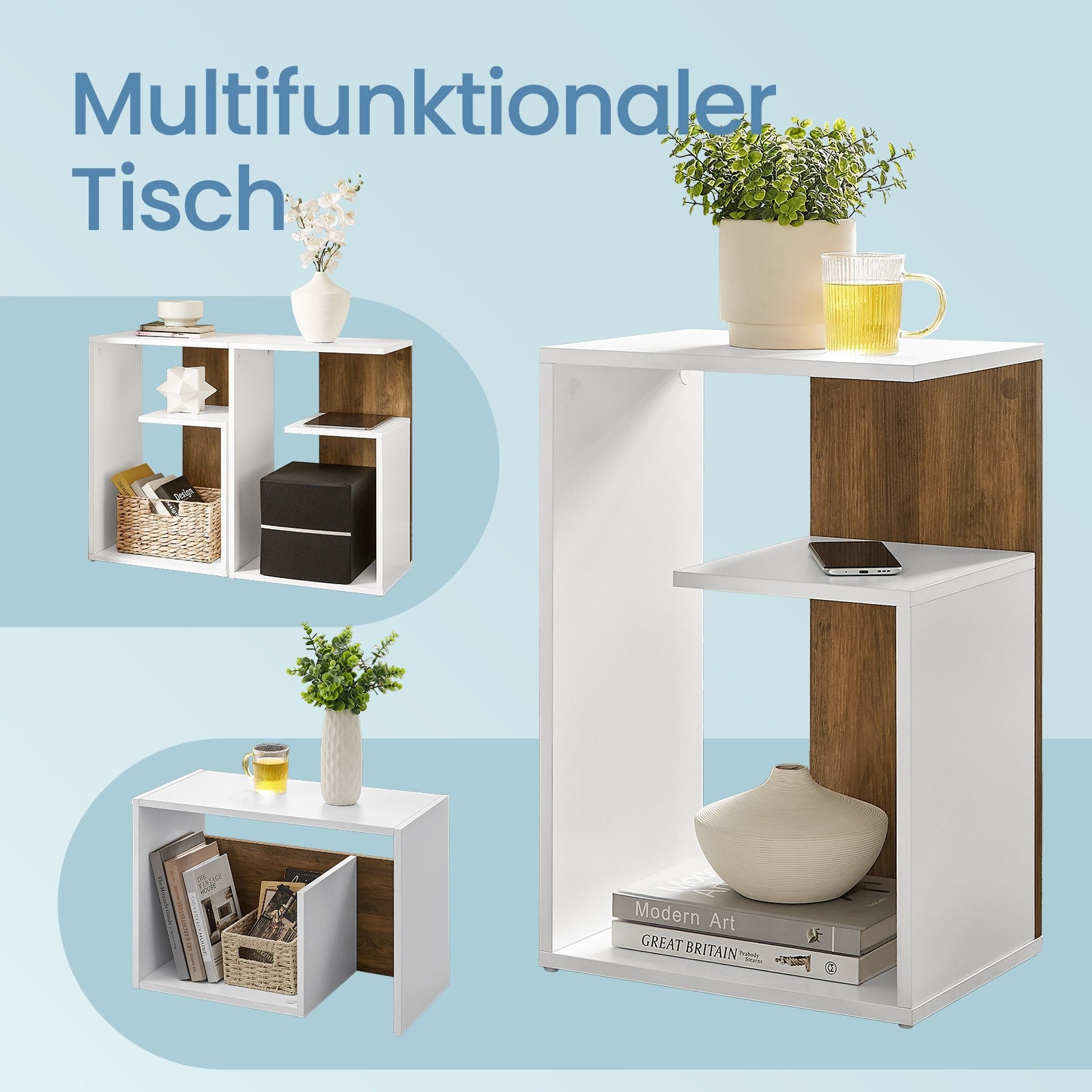 Side table, bedside table, small table