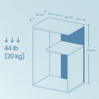 Side table, bedside table, small table