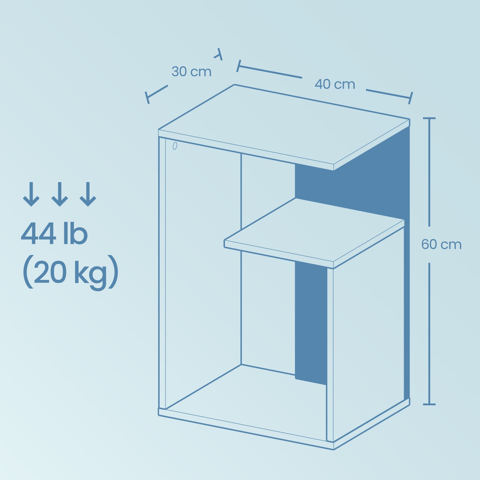 Side table, bedside table, small table