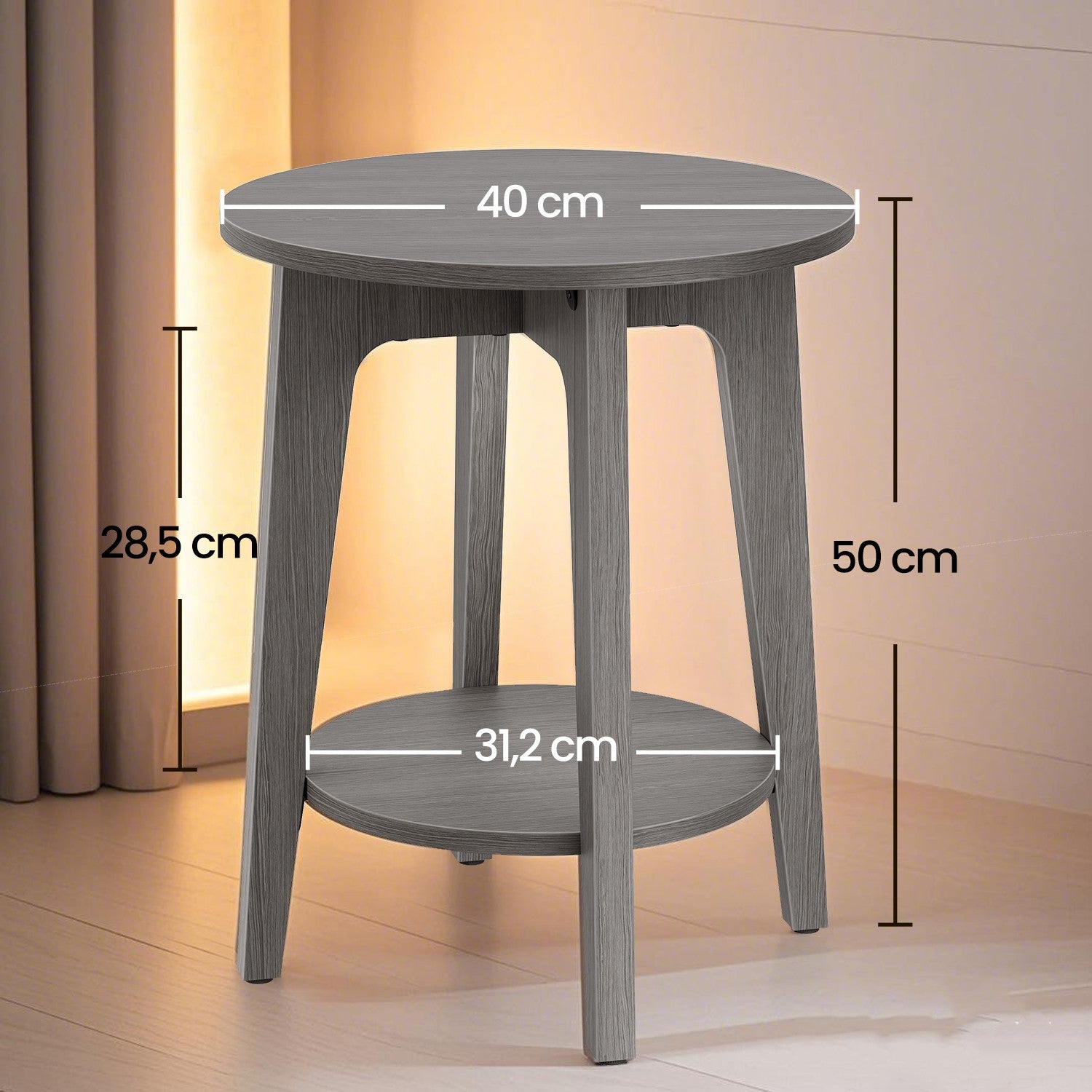 Side table, coffee table, small round table