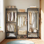 Clothes rack, open wardrobe, metal coat rack