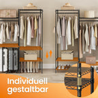 Clothes rack, open wardrobe, metal coat rack