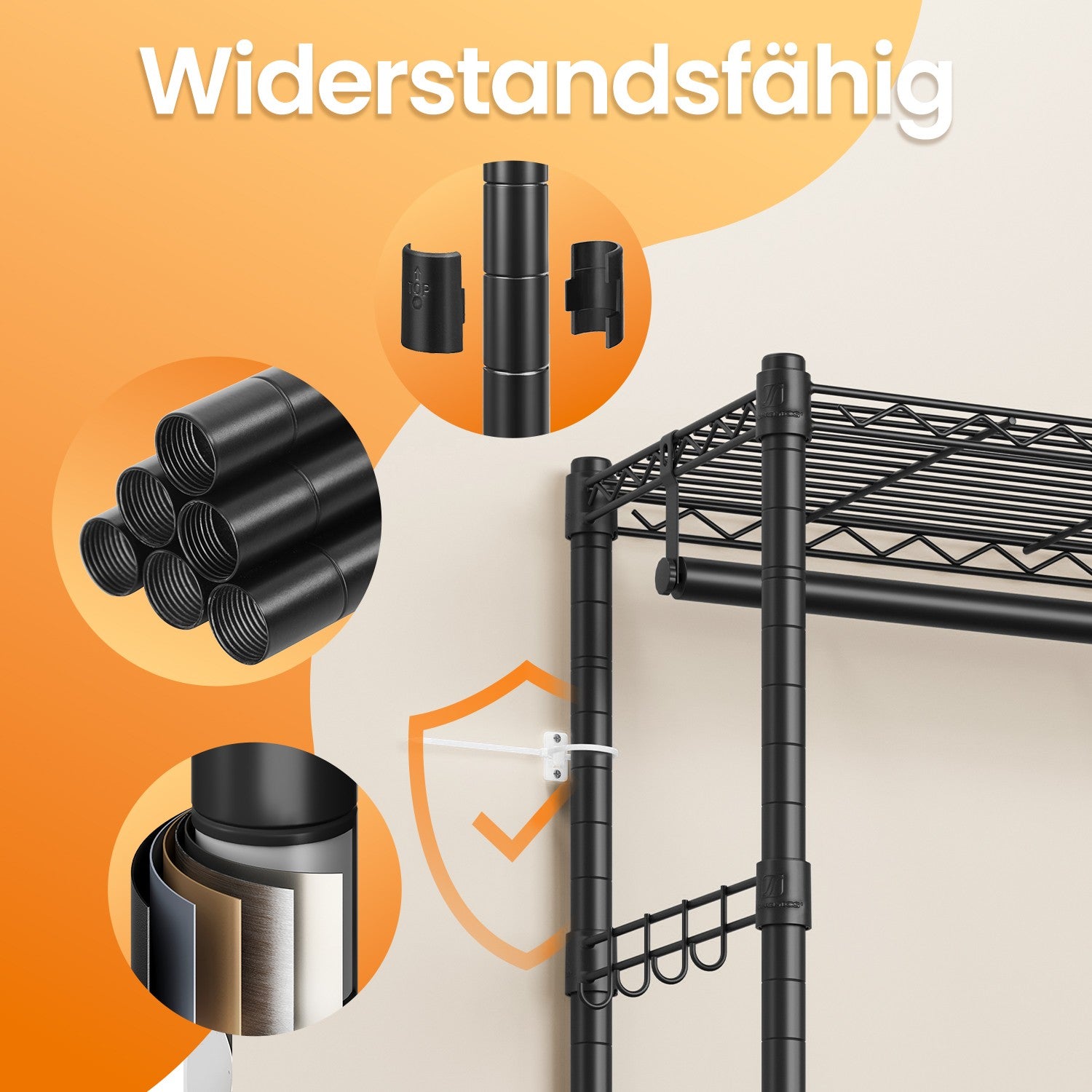 Clothes rack, open wardrobe, metal coat rack