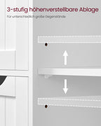 Bathroom cabinet - narrow - 4 drawers - Wolkwit
