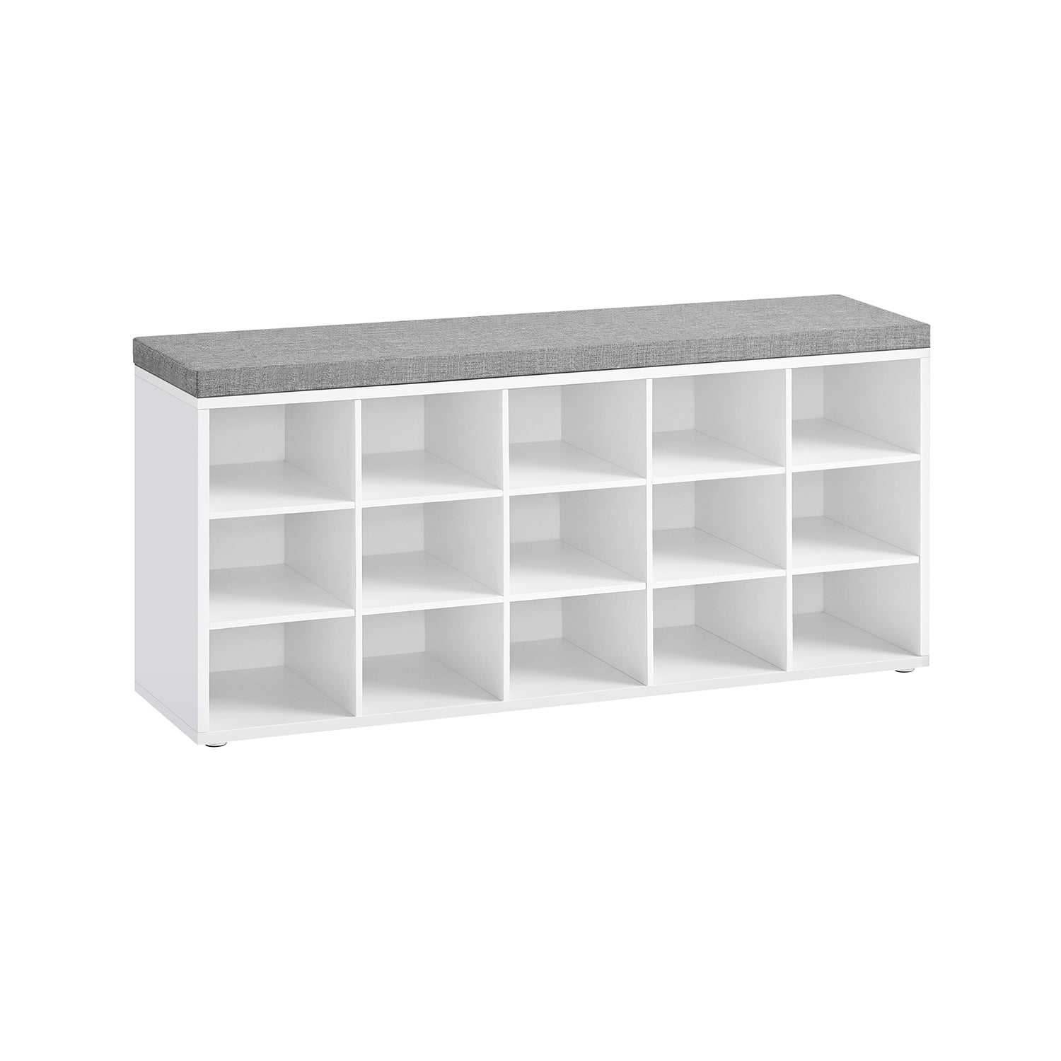Shoe Bank - Shoe Rack with 10 compartments - White