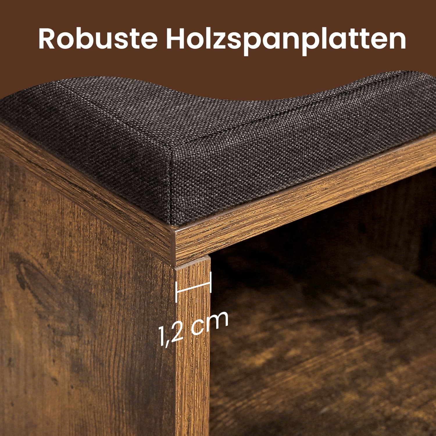 Shoe bench - sofa with storage space, combined with shoe rack