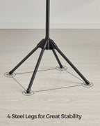 Drablek - with 3 rotating arms and 4 legs - Black