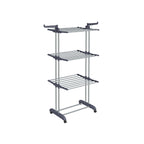 Daring rack - 4 levels - Foldable wings - Gray wheels