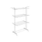 Daring rack - 4 levels - Foldable wings - Gray wheels