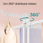 Clothing rack - Draogk 4 Levels - Extendable Wash Rack with Wings - Gray