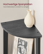 Bookcase 5 levels Industrial Anthracite Gray Mat Black