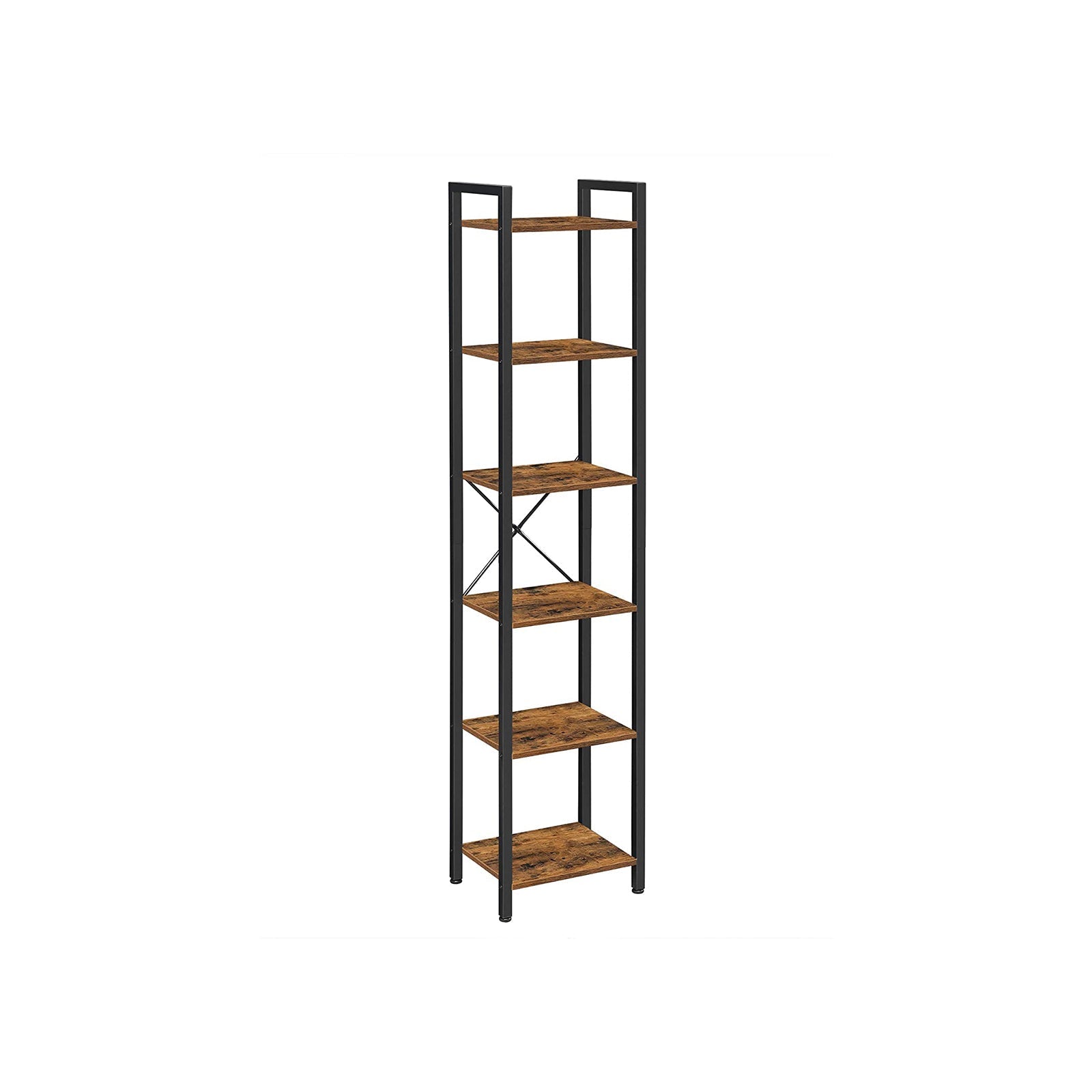 Bookcase - Storage cabinet - Living room cabinet - Decoret - Vintage Brown/Black
