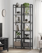 Bookcase - with 6 levels and handles