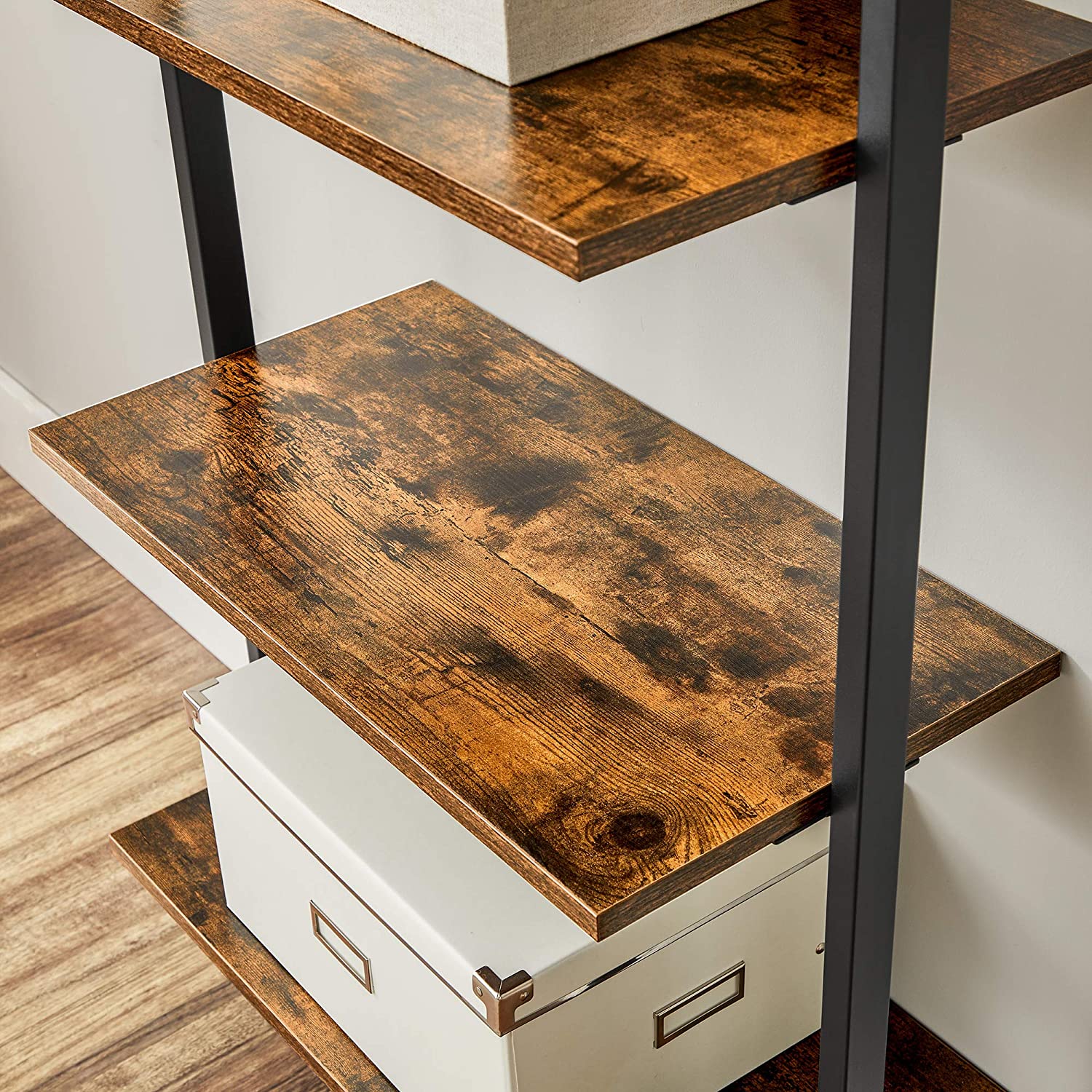 Bookcase - Ladderboard - 6 boards - 60 x 30 x 204.8 cm - Industrial design