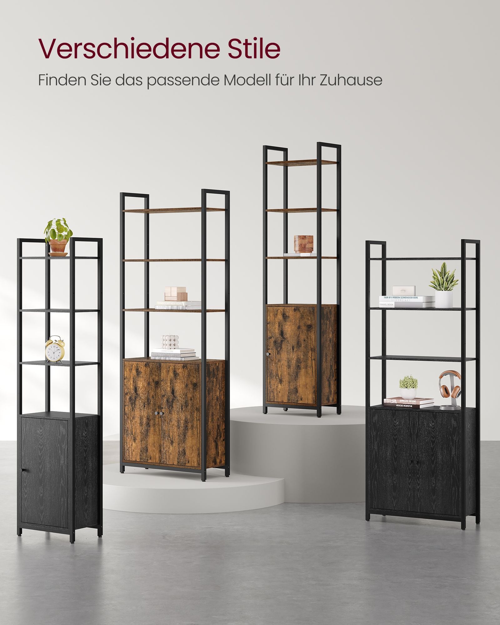 Bookcase 24 x 40 x 159.5 cm ebony black-ink black