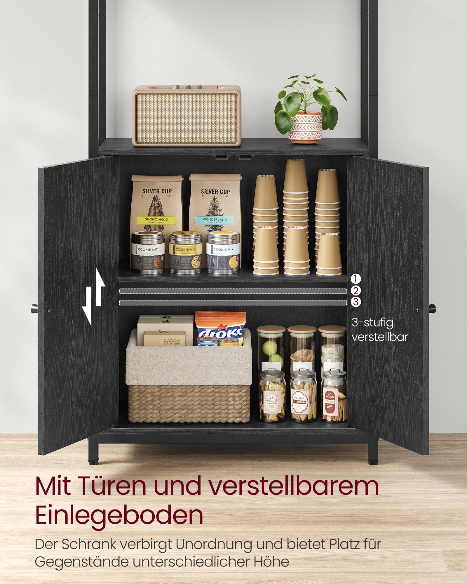 Bookcase 24 x 60 x 159.5 cm ebony black-ink black